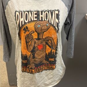 ET Phone Home Extra-Terrestrial Graphic‎ Baseball Tee